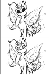 Size: 1039x1550 | Tagged: safe, oc, oc only, mothpony, original species, moth pony general