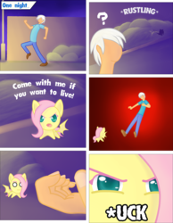 Size: 800x1029 | Tagged: safe, artist:4as, fluttershy, g4, comic, crossover, cute, flutterbat, heart attack, hnnng, shyabetes, terminator