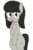 Size: 747x1126 | Tagged: safe, artist:porkboy, octavia melody, earth pony, pony, g4, :p, alternate hairstyle, bipedal, bowtie, chest fluff, cute, female, fluffy, looking at you, simple background, smiling, solo, tongue out, transparent background