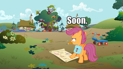 Size: 959x540 | Tagged: safe, scootaloo, g4, female, image macro, meme, solo