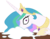 Size: 5000x3900 | Tagged: safe, artist:derpy-maple, artist:johnjoseco, princess celestia, pony, g4, cocaine, drugs, female, food, mare, simple background, solo, sugar (food), transparent background, vector