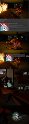 Size: 1440x6000 | Tagged: safe, artist:derpy-maple, princess celestia, g4, 3d, crossover, gmod, pyro (tf2), steam (software), team fortress 2
