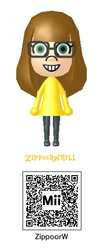 Size: 219x554 | Tagged: safe, zippoorwhill, human, g4, 3ds, child, female, humanized, mii, nintendo, qr code, solo, wii u