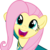 Size: 6043x6000 | Tagged: safe, artist:dasprid, fluttershy, filli vanilli, g4, my little pony: friendship is magic, season 4, absurd resolution, female, ponytones outfit, simple background, solo, transparent background, vector