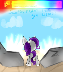 Size: 680x780 | Tagged: safe, artist:moonblizzard, rarity, g4, ask, female, rarity answers, solo, tumblr