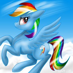 Size: 1024x1024 | Tagged: safe, artist:redthedog, rainbow dash, g4, female, solo