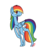 Size: 1024x1024 | Tagged: safe, artist:crownthehorizon, rainbow dash, g4, female, solo