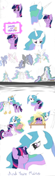 Size: 746x2362 | Tagged: safe, artist:dragonachu, nightmare moon, princess celestia, princess luna, twilight sparkle, alicorn, pony, unicorn, g4, flashback