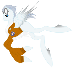 Size: 5046x4752 | Tagged: safe, artist:jak2299, oc, oc only, pegasus, pony, absurd resolution, clothes, goggles, jacket, sad, solo