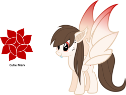 Size: 2165x1633 | Tagged: safe, artist:zacatron94, oc, oc only, bat pony, pony, fangs, solo