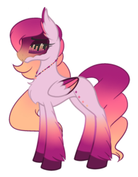 Size: 1173x1502 | Tagged: safe, artist:insaneponyadopts, oc, oc only, pegasus, pony, adoptable, necklace, solo