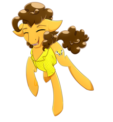 Size: 1529x1656 | Tagged: safe, artist:astrequin, cheese sandwich, earth pony, pony, g4, happy, male, simple background, solo, stallion, transparent background