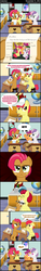 Size: 1424x9309 | Tagged: safe, artist:wildtiel, apple bloom, babs seed, lyra heartstrings, scootaloo, sweetie belle, oc, g4, comic