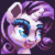 Size: 150x150 | Tagged: safe, artist:pix3m, rarity, g4, female, pixel art, solo