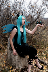 Size: 840x1255 | Tagged: safe, artist:phrose, queen chrysalis, changeling, human, g4, cosplay, irl, irl human, photo