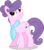 Size: 3205x3642 | Tagged: safe, artist:vector-brony, suri polomare, earth pony, pony, g4, rarity takes manehattan, clothes, female, high res, scarf, signature, simple background, smiling, solo, transparent background, vector