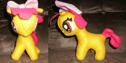 Size: 3000x1500 | Tagged: safe, artist:darkzephyrmoon, apple bloom, g4, irl, photo, plushie