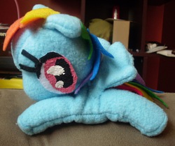 Size: 1790x1500 | Tagged: safe, artist:darkzephyrmoon, rainbow dash, g4, irl, photo, plushie