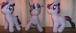 Size: 3390x1497 | Tagged: safe, artist:darkzephyrmoon, twilight sparkle, g4, irl, photo, plushie