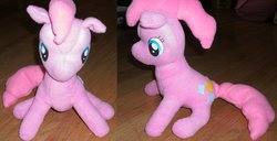 Size: 2883x1479 | Tagged: safe, artist:darkzephyrmoon, pinkie pie, g4, irl, photo, plushie