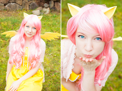 Size: 2314x1727 | Tagged: safe, artist:sockcookie, fluttershy, human, g4, cosplay, irl, irl human, photo