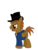 Size: 774x1032 | Tagged: safe, artist:drawponies, oc, oc only, oc:calamity, pegasus, pony, fallout equestria, clothes, dashite, fanfic, fanfic art, hat, hooves, male, open mouth, simple background, solo, stallion, transparent background, vector, wings