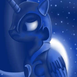 Size: 2000x2000 | Tagged: safe, artist:13light, nightmare moon, g4, female, solo