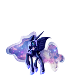 Size: 894x894 | Tagged: safe, artist:fleecy718, nightmare moon, princess luna, g4, female, simple background, solo