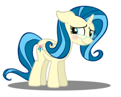 Size: 2000x1601 | Tagged: safe, artist:mirry92, oc, oc only, oc:tina fountain heart, alicorn, pony, alicorn oc, blushing, glasses, simple background, solo, transparent background, vector