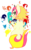 Size: 5000x8163 | Tagged: safe, artist:nicolasnsane, oc, oc only, oc:peach palette, pony, unicorn, absurd resolution, necklace, paint, paint on fur, solo