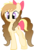 Size: 3411x4957 | Tagged: safe, artist:iamadinosaurrarrr, oc, oc only, earth pony, pony, bow, simple background, solo, transparent background, vector