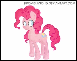 Size: 986x779 | Tagged: safe, artist:bronielicious, pinkie pie, earth pony, pony, g4, female, solo