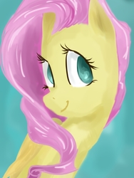 Size: 3000x4000 | Tagged: dead source, safe, artist:my-magic-dream, fluttershy, pony, g4, bust, cute, female, mare, portrait, solo