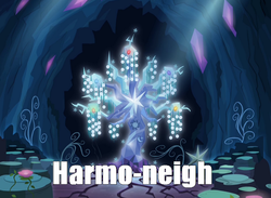 Size: 881x646 | Tagged: safe, edit, edited screencap, screencap, tree of harmony, g4, pun, text