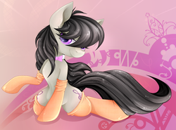 Size: 994x734 | Tagged: safe, artist:twistedmindbrony, octavia melody, g4, clothes, female, socks, socktavia, solo