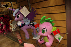 Size: 500x333 | Tagged: safe, princess luna, spike, g4, aurora, irl, photo, plushie, s1 luna, spike plushie