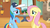 Size: 1366x768 | Tagged: safe, screencap, fluttershy, rainbow dash, g4, hurricane fluttershy, my little pony: friendship is magic, baseball cap, cap, coach rainbow dash, duo, floppy ears, fluttershy's cottage, hat, looking at each other, sad face, whistle, whistle necklace