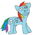 Size: 551x556 | Tagged: safe, rainbow dash, g4, 1000 hours in ms paint, female, ms paint, solo, stylistic suck, true art