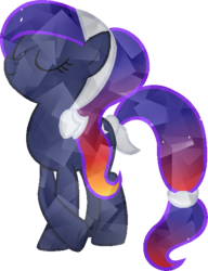 Size: 477x622 | Tagged: safe, artist:laser-pancakes, oc, oc only, earth pony, pony, crystallized, solo