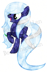 Size: 706x1063 | Tagged: dead source, safe, artist:bocchinocullen, artist:laser-pancakes, oc, oc only, oc:snow flower, pegasus, pony, base used, crystallized, solo