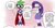 Size: 667x350 | Tagged: safe, artist:pia-sama, rarity, spike, ask eg spike x rarity, equestria girls, g4, camera, cosplay, dialogue, dum drum, female, glasses, human spike, humdrum costume, male, power ponies, rarity's glasses, ship:sparity, shipping, straight, straight shota, working