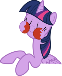 Size: 6000x7326 | Tagged: safe, artist:byteslice, twilight sparkle, alicorn, pony, g4, twilight time, .svg available, absurd resolution, eyes closed, female, ketchup, mare, messy, messy eating, puffy cheeks, simple background, smiling, solo, that pony sure does love burgers, transparent background, twilight burgkle, twilight slobble, twilight sparkle (alicorn), vector