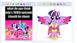 Size: 1136x640 | Tagged: safe, applejack, fluttershy, pinkie pie, rainbow dash, rarity, twilight sparkle, alicorn, pony, derpibooru, g4, exploitable meme, female, juxtaposition, juxtaposition win, mane six, mare, meme, meta, twilight sparkle (alicorn)