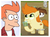 Size: 1136x848 | Tagged: safe, screencap, gallop j. fry, pipsqueak, train tracks (g4), earth pony, pony, g4, my little pony: friendship is magic, twilight time, colt, futurama, look-alike, male, philip j. fry