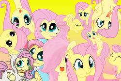 Size: 1920x1280 | Tagged: safe, fluttershy, g4, cute, gradient background, wallpaper