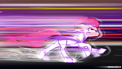 Size: 3500x2000 | Tagged: safe, artist:mykegreywolf, fili-second, pinkie pie, g4, power ponies (episode), female, power ponies, solo, speedster