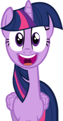 Size: 1024x1961 | Tagged: safe, artist:slowlearner46, twilight sparkle, alicorn, pony, castle mane-ia, g4, female, folded wings, mare, nope.avi, simple background, solo, transparent background, twilight sparkle (alicorn), vector, wings