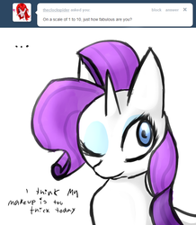 Size: 680x780 | Tagged: safe, artist:moonblizzard, rarity, g4, ask, female, rarity answers, solo, tumblr