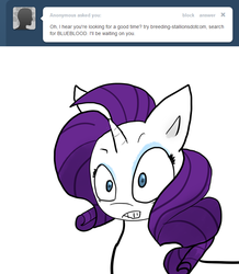 Size: 680x780 | Tagged: safe, artist:moonblizzard, rarity, g4, ask, female, rarity answers, solo, tumblr