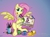 Size: 2402x1781 | Tagged: safe, artist:wolfjedisamuel, fluttershy, pegasus, pony, g4, messy, paint, paint in hair, paint on fur, paintbrush